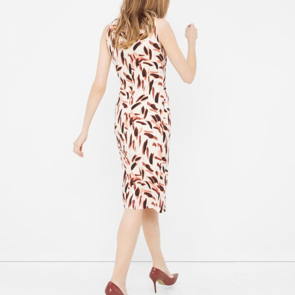 *5 for $25 Bundle Item* WHBM Printed Wrap Dress - Picture 3 of 13